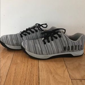 NoBull Project gray and black sneakers EUC 9